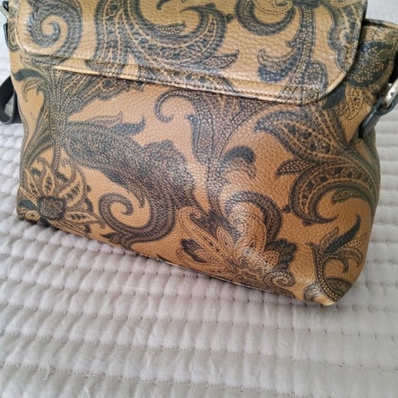 Etro Crossbody Small Bag Brown and Black Paisley - Picture 5 of 10